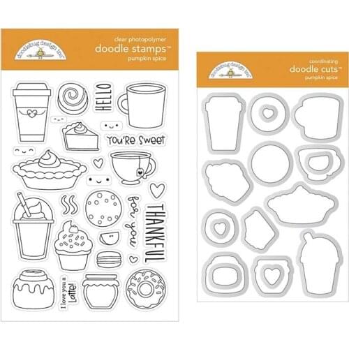 2021 New Arrival Dessert Cake Drink Metal Cutting Dies and Stamps for Scrapbooking DIY Seal Craft Stencil Card Make Album Sheet