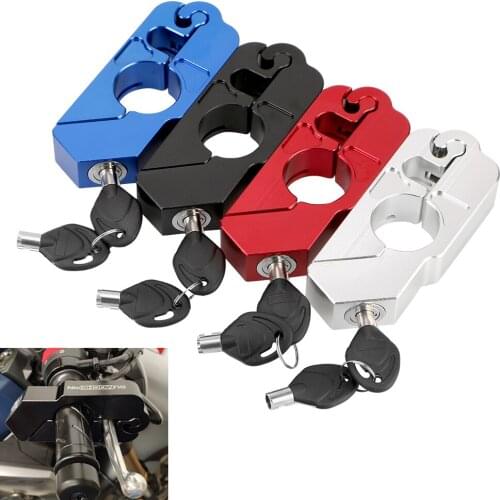 Fit Scooter ATV Security Safety Motorcycle Grip Lock Motor Locks Handlebar Handset Brake Lever Disc Locking Anti-theft
