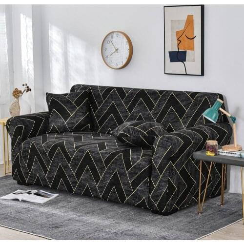 Simple Geometric Elastic Sofa Slipcover All-inclusive Spandex Couch Slipcover for Living Room L-shape/Longue Chair Sofa Towel