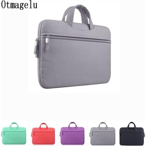 Laptop Bag For Macbook Air Pro Handbag Computer Sleeve Case 11 12 13 15 15.6 Inch For Dell Asus Lenovo HP Acer Notebook Bags