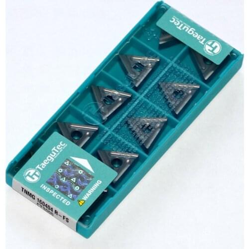 TNMG160404 R-FS CT3000 TaeguTec Negative Triangular External Turning Inserts for CNC Machine