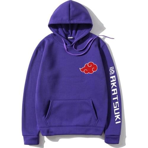 Anime Akatsuki Cloud Symbols Hoodies Men Fashion Hip Hop Harajuku New Casual Mens Hoodie Pullovers sudaderas hombre Sweatshirt