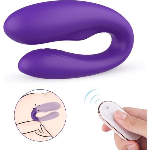 Couples Vibrators For Women Silicone U Type Vagina Clitoris Stimulator Massager Female Masturbator Dildo Adults Erotic Sex Toys