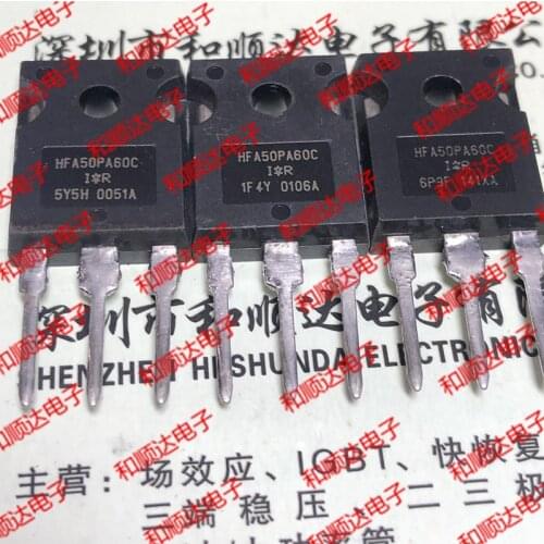 10pcs/lot HFA50PA60C New stock TO-247 600V 25A