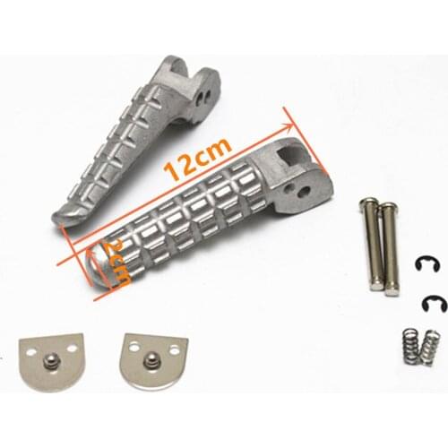 2pcs Silver Replacement Footrests Foot Pegs For 09-13 Ducati Monster 696 796