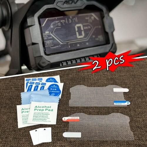 2 PCS Screen Protector Cluster Dashboard Cover Meter Speedo Instrument Protective Film For Honda ADV150 ADV 150 2019 2020 2021