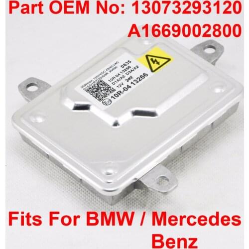 2x 12V 35W D1S D1R D3S D3R OEM HID Xenon Headlight Ballast Control Unit Car Part Number 130732931201 A1669002800 Fits BMW Benz