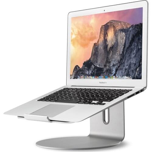 Aluminum Laptop Stand with Swivel Base Suspended Heat Dissipation