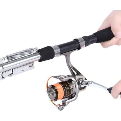 Automatic 1.8/2.1/2.4/2.7m Fishing Rod (no reel) Sensitive Telescopic Fishing Pole Device Glass Fiber Carp Fish Tackle