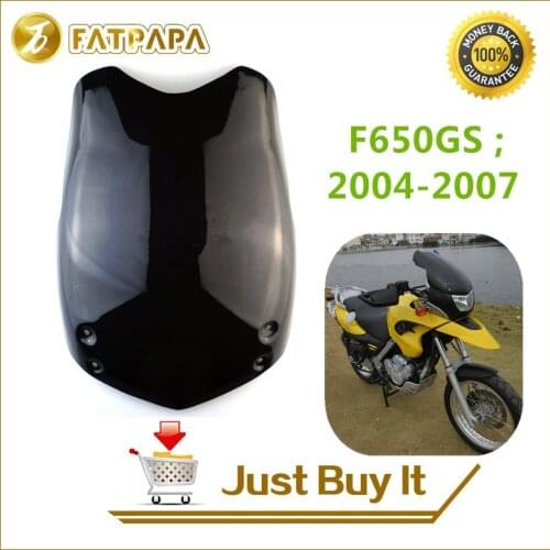 Free Shipping Motorcycle Accessories ABS Windshield Fit For BMW F650GS 2004-2005-2006-2007 Front Windshield High Quality