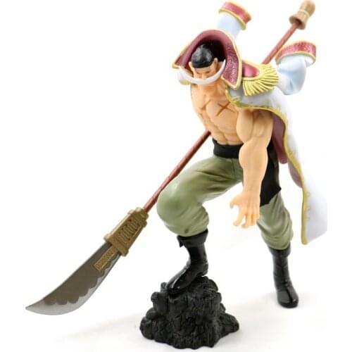 One Piece GK Edward Newgate White Beard Pirates Standing PVC Collectible Anime Figure Toy Model 23cm