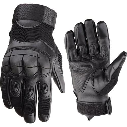 Black Soft Shell Outdoor Tactical Gloves Long Finger Mittens Army Military Motorcycle Riding Sports Fitness Touch Screen Gloves