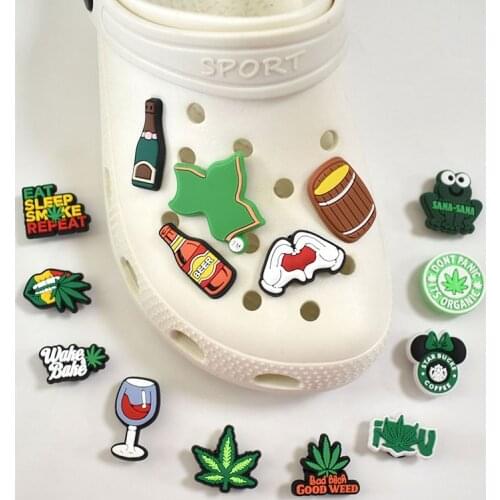 2021-2022 Season Decorative Buckle Accessories PVC Flexible Glue Ornament Shoe Buckle Cartoon Eva Sandals Shoes Accessories