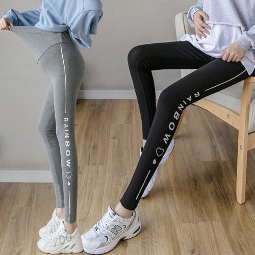 Maternity Leggings Adjustable Waist Pregnant Women Pregnancy Clothes Pants Ropa Mujer Embarazada Premama Enceinte Soft Slim