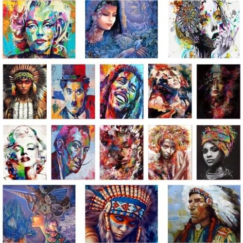 Color Avatar 5d Dog Diamond Painting Full Drill Square Diamond Art Embroidery Cross Stitch Home Decoration