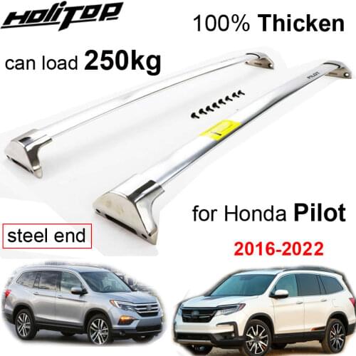 New arrival for Honda new Pilot 2016-2020 roof rail roof rack cross bar horizontal beam,thick aluminum alloy or stainless steel