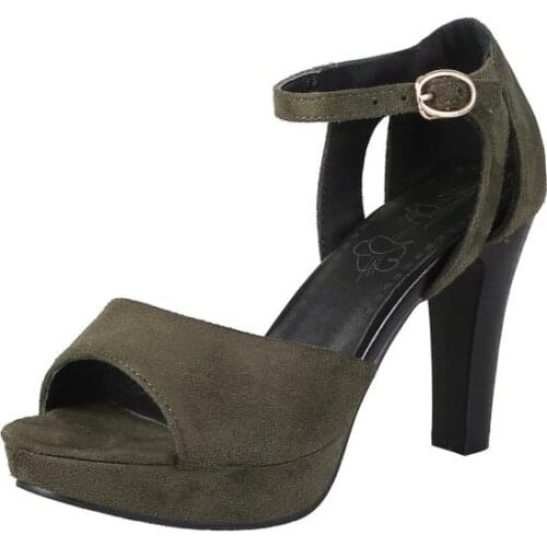 Plus Size 9 10 11-17 ladies summer platform sandals women shoes woman Fish mouth buckle bag with waterproof platform