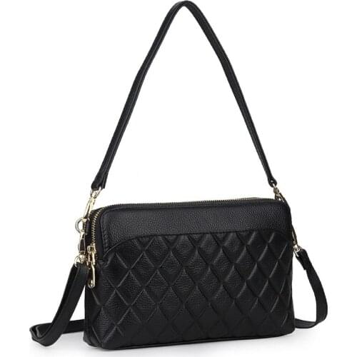 Fashionable Women Luxury Designer Crossbody Bags Genuine Leather Lipstick Shoulder Handbags Novelty Shopper Cell Ohone Satchels