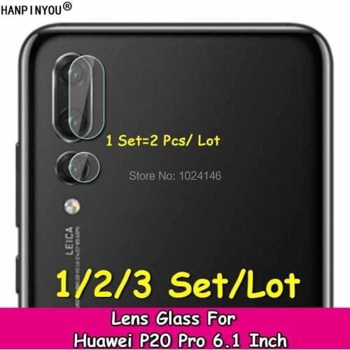 1 Set=2Pcs For Huawei P20 Pro P20Pro 6.1" Ultra Thin Clear Back Camera Rear Lens Protector Soft Tempered Glass Protective Film