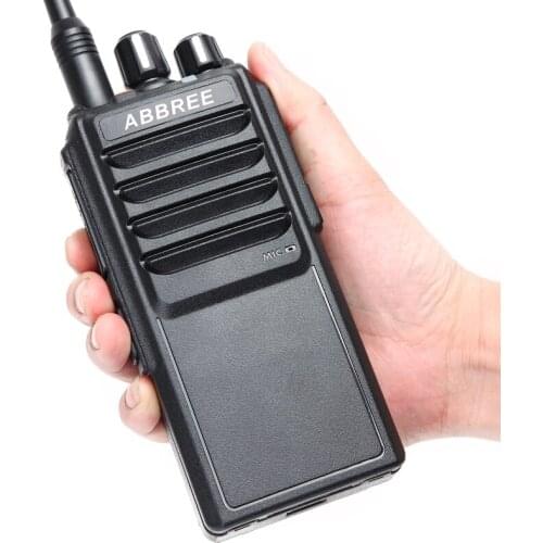 ABBREE AR-25W UHF 400-480MHz Output Power 25W 10W 5W 10Km Range Two Way Radio With 37CM High Gain Antenna and 4000mAh Battery