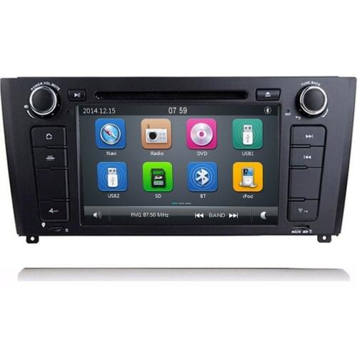 1 Din Car Radio DVD For BMW E87 BMW 1 Series E88 E82 E81 I20 GPS Navigation Multimedia