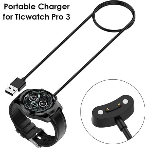 Fast Charger Smart Watch Wireless Charging Cable for Ticwatch Pro 3/Ticwatch Pro 3 LTE USB Charging Cable Pro Dock
