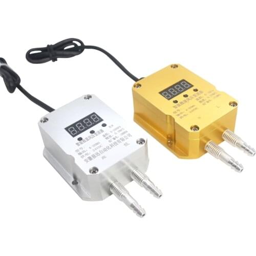 QDF70B digital air differential pressure sensor -10KP to 10KPa RS485 wind differential pressure transmitter