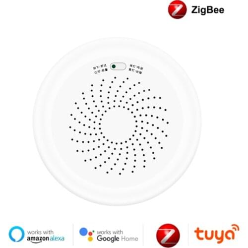 Tuya Zigbee Gas Leak Detector , Smart Natural Gas Sensor Alarm System Smart Life APP Work With Tuya Zigbee Gateway Hub