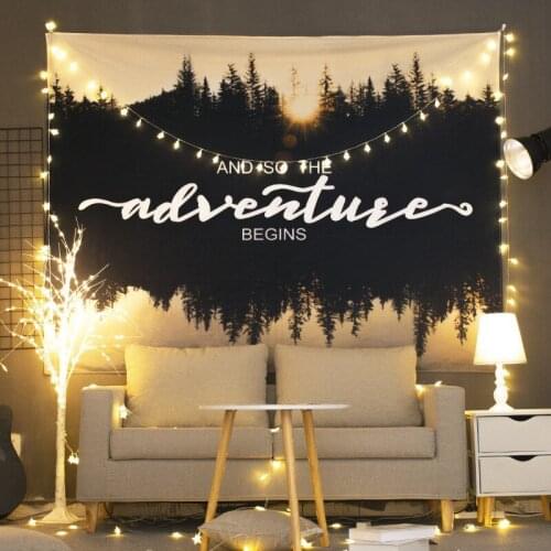 Scenic Plants Animals Printed Tapestry Dorm Room Decor Wall Hanging Tapestry Tapiz Wall Decor Tapestries