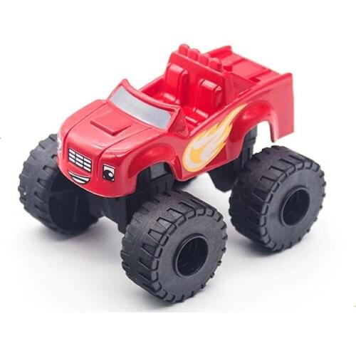 Racing 6PCS Car Blaze Monster Diecast Toy Russia Miracle Crusher Truck Toys Vehicle Car Transformation Toys Best Gifts For Kids
