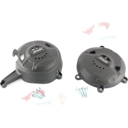 Arashi LOGO For DUCATI 1199 Engine Cover Set Guard Protector Engine Case Cover Guard 2012-2014