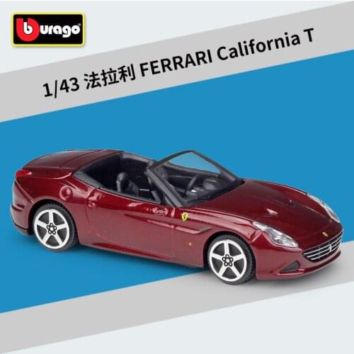 Bburago 1: 43 Ferrari California T alloy car model Collection Gift Decoration toy