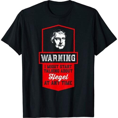 Ironic Hegel Fashion Design for Philosophy Enthusiasts T-Shirt