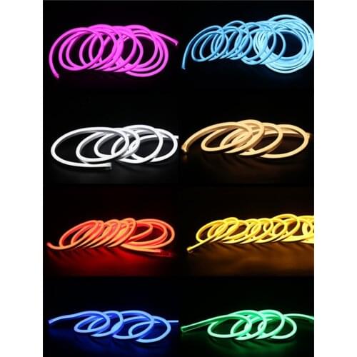 Neon light 12V LED Cutable Strip SMD2835 120LEDs/M Flexible Rope Tube Waterproof for DIY Sign Christmas Holiday Decoration Light