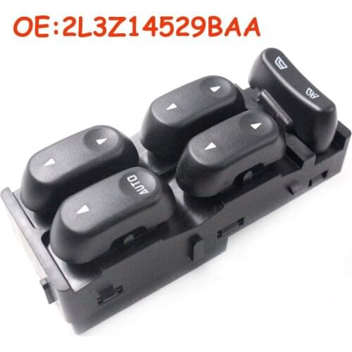 New 2L3Z14529BAA Fit For 2002-2003 Ford F150 Crew Cab Car Master Driver Power Window Switch
