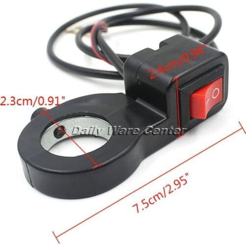 Handlebar Switch Universal Motorcycle Scooter ATV Headlight Fog Spot Lamp Electrical Start ON-OFF Kill Switch Moto Spare Parts