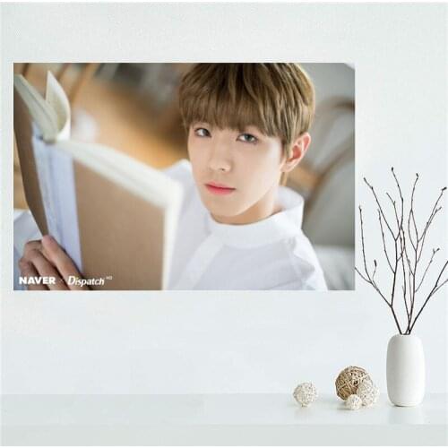 Kpop CIX Kim Yong Hee Poster Paintings For Living Room Wall Art Canvas Fabric Cloth Decoration Poster Wall Art Unframed 0224