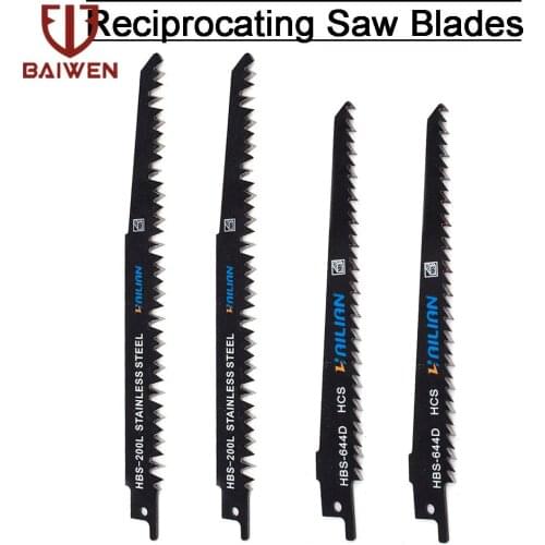 2pcs Reciprocating Saw Blades Saber Multi Handsaw Cutting Fast Saw Blade For Cutting Wood Metal PVC Tube Power Tools Accessories