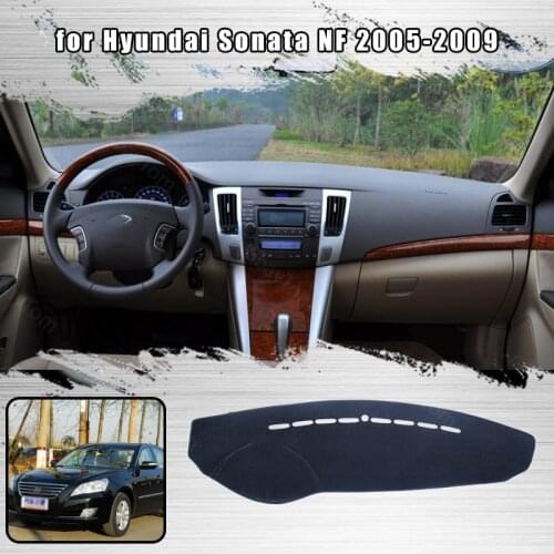 Car Dashboard Cover Dash Mat for Hyundai Sonata NF 2005-2009 Auto Non-slip Sun Shade Pad Carpet
