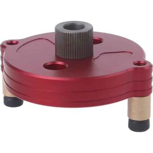 Adaptive Plank Thickness Woodworking Three-in-one Dowel Jig Kit Punching Locator