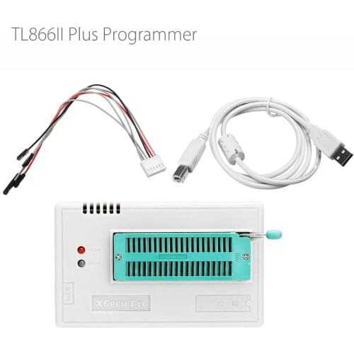 TL866II Plus USB Programmer Support 15000+IC SPI Flash NAND EEPROM MCU PIC AVR Replace TL866A TL866CS