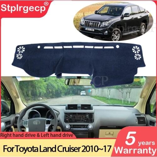 For Toyota Land Cruiser Prado 150 Series 2010~2017 Pre-Facelift LC150 J150 Anti-Slip Mat Dashboard Sunshade Dashmat Accessories