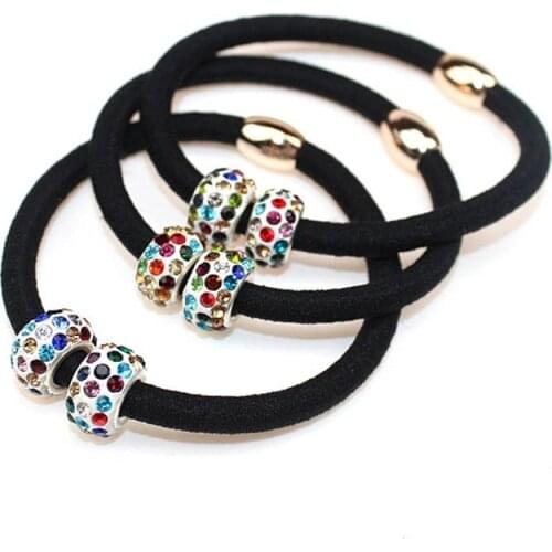 1PCS Colorful round beads Hair Accessories For Women Headband,Elastic Bands For Hair For Girls,Hair Band Hair Ornaments For Kids