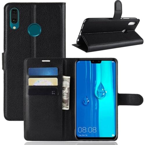 Luxury PU Leather Flip Cover Case For Huawei Y9 Prime Y7 Y6 Pro Y5 2019 Wallet Case Y9S Y9A Y8S Y7A Y6P Y5P Phone Bag coque etui