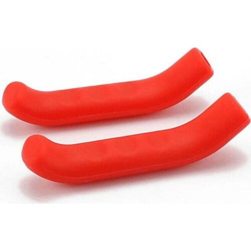 Brake Handle Silicone Sleeve Mountain Road Bike Dead Fly Universal Type Lever Protection Cover Bicycle Sets Silicone Red