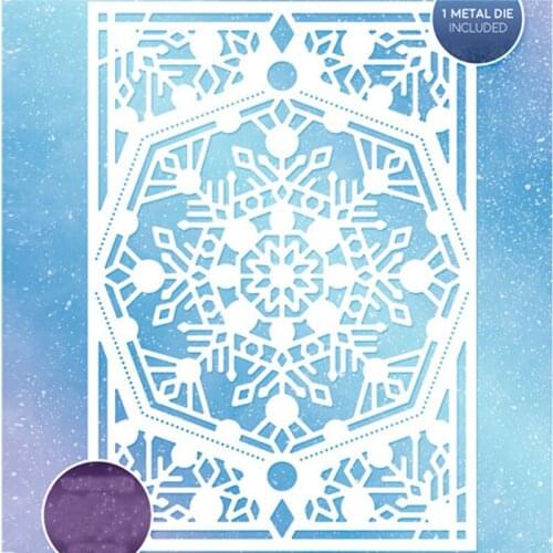 Snowflake Hollowed Lace Octagon Rectangle Frame Metal Cutting Dies Scrapbooking Craft Making Cards DIY Stencils New Die Cut 2019