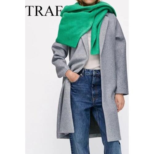 Женские пальто оверсайз TRAF China At AliExpress