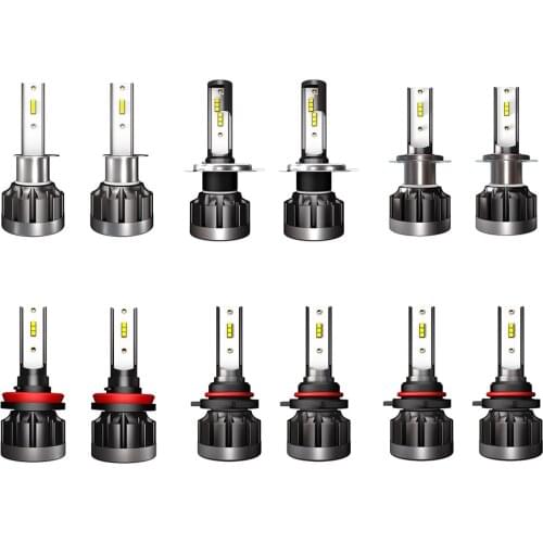 1 Pair LED Car Headlight Bulb 6000K C6S2 CSP Chip LED Headlamp Bulb 1901 115*90*60mm LED Waterproof Bulb Auto Headlamp For Car