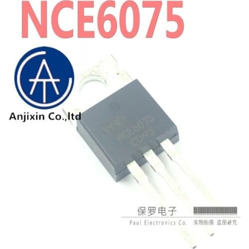 10pcs 100% orginal and new NCE6075K NCE6075 TO-220 in stock