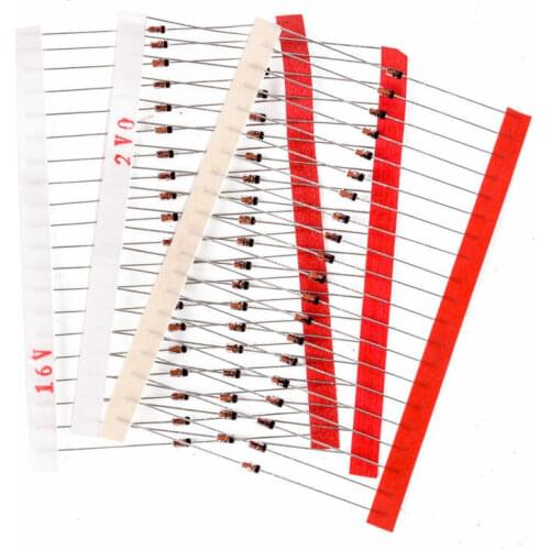 150Pcs 30 Values 1/2W 0.5W 2V-39V Zener Diode Assorted Kit Assortment Set